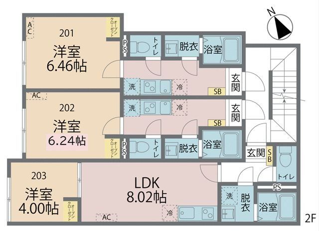 カインドネス新船橋の間取り