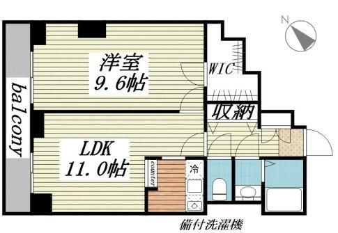 メゾン・ド・ヴィレ日本橋茅場町の間取り