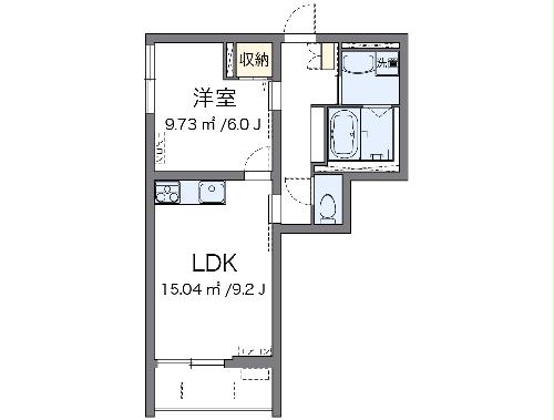 クレイノアウリィ仲六郷の間取り