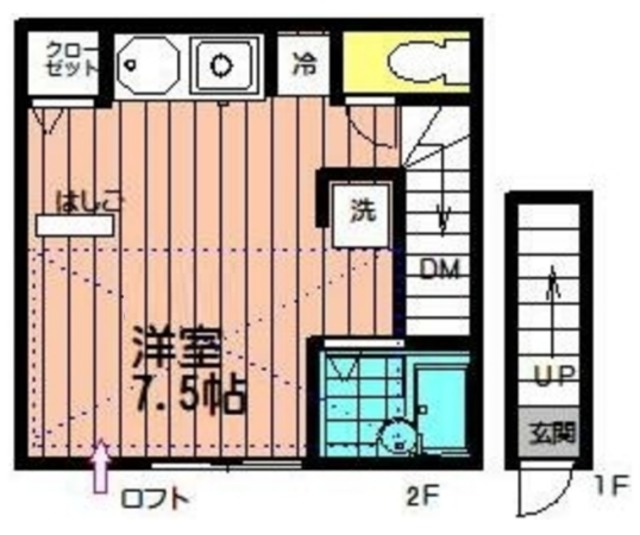 アイコート駒沢大学の間取り