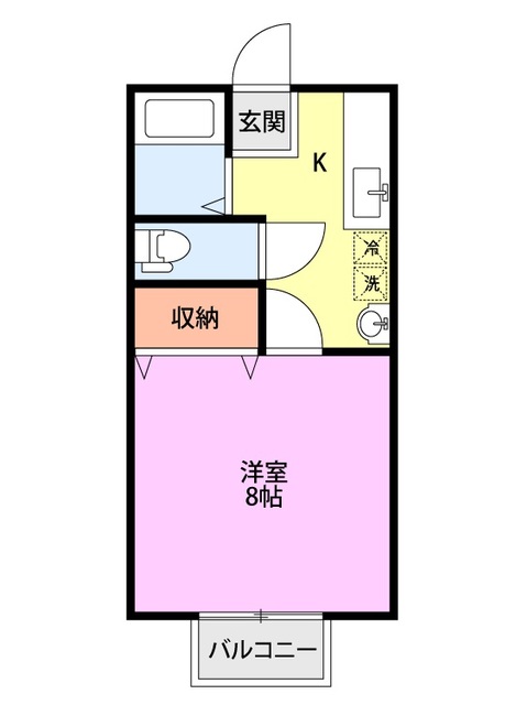 コモンズ古津駅前の間取り