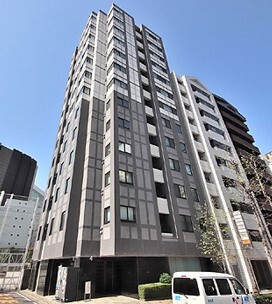 【中央区銀座のマンションの建物外観】