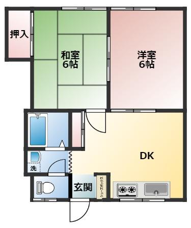 ツウィンハイツの間取り