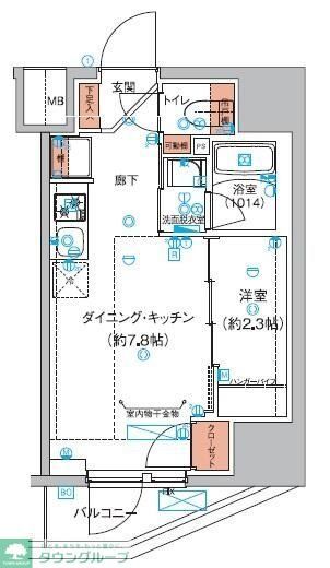 豊島区巣鴨のマンションの間取り