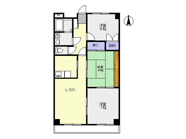 エターナルハイツの間取り