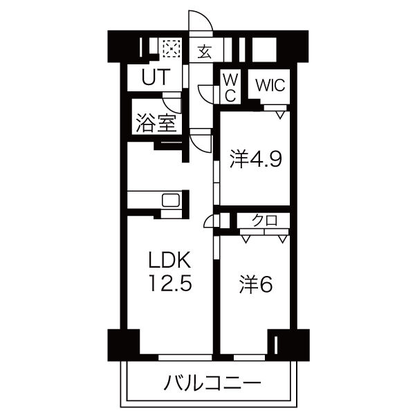 グランリベレ明石の間取り