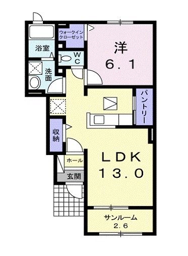 町浦壱番館の間取り