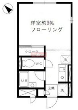 バス・シャワールーム　間取図