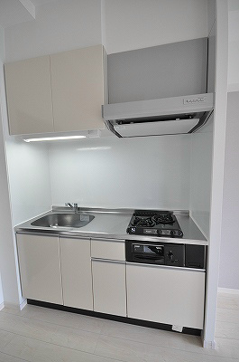 キッチン　★2口ガスシステムキッチン(グリル付)★