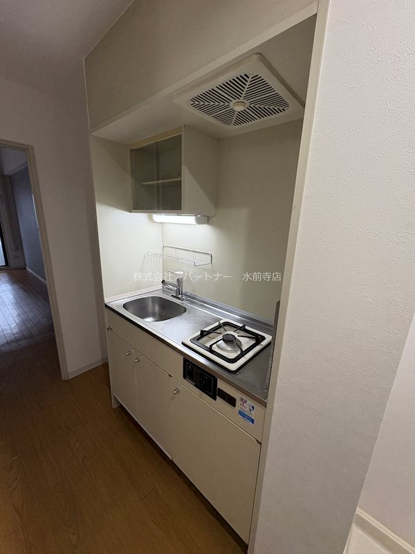 キッチン　1口ガスコンロ付き！※イメージ
