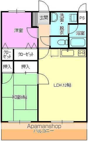 アーヴェイン古泉B棟の間取り写真