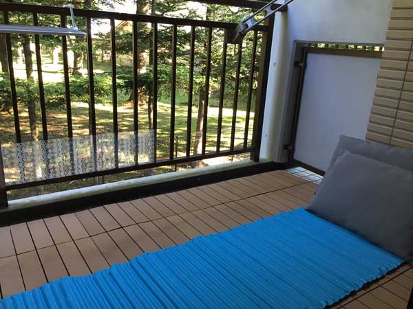 バルコニー　バルコニー付き！※マット等は撤去済