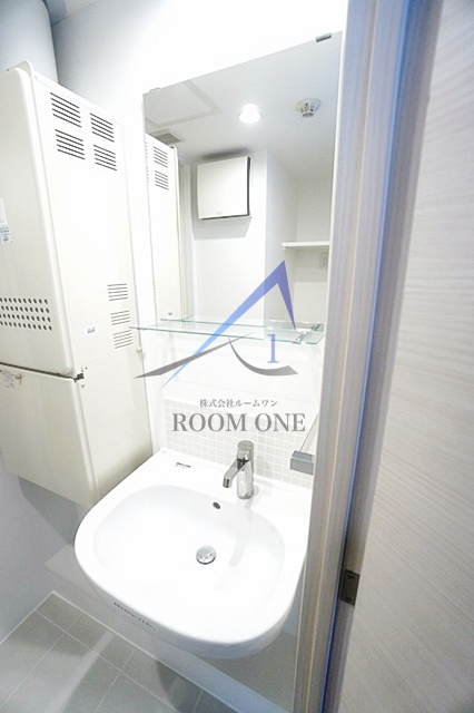 洗面設備　洗面台です。