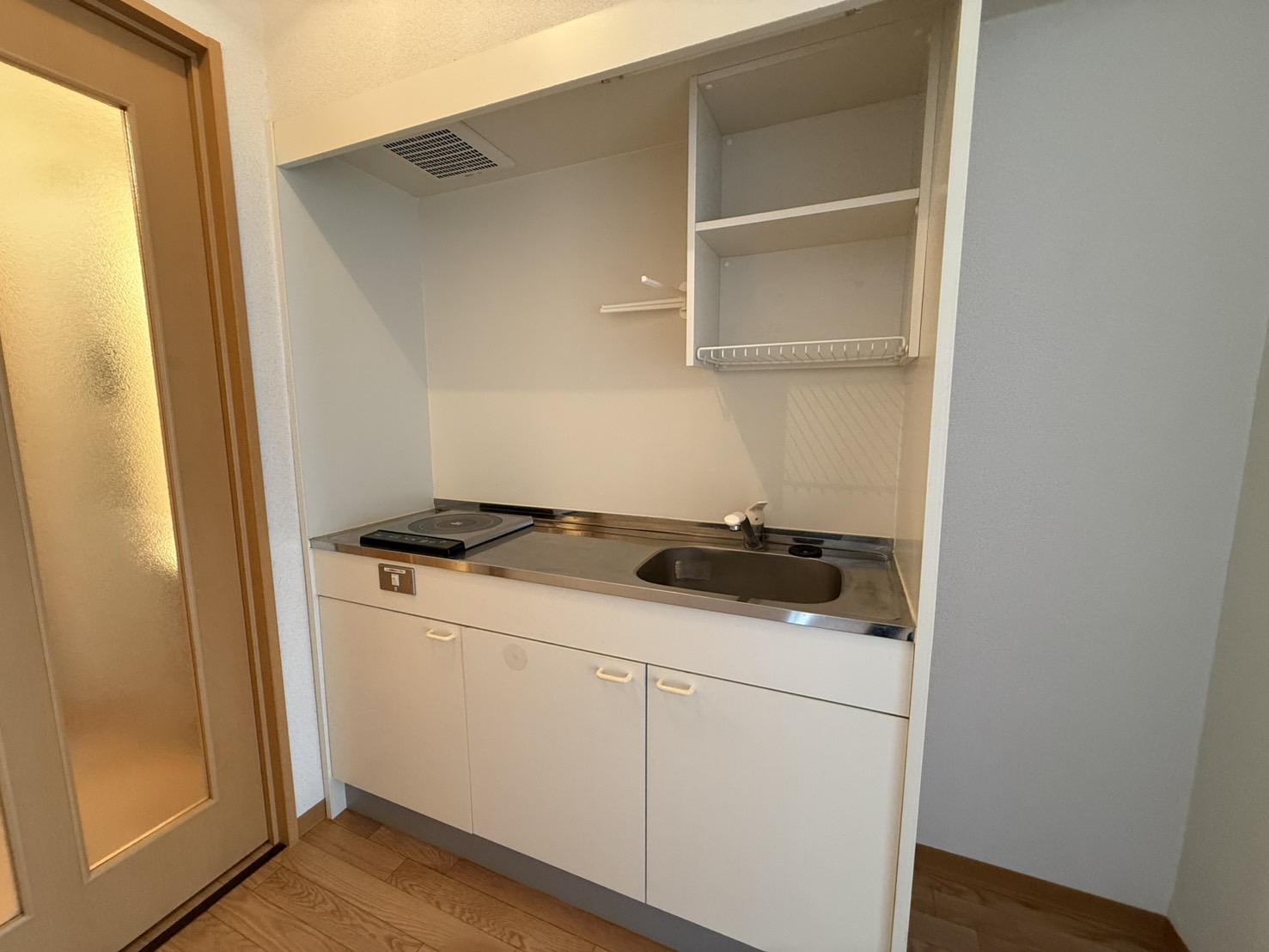 キッチン　1口IH付きのキッチン(別室参考写真)