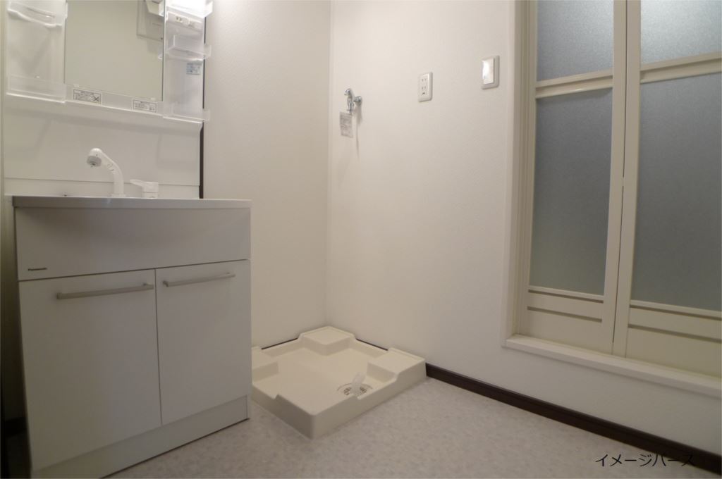 洗面設備　同社施工例