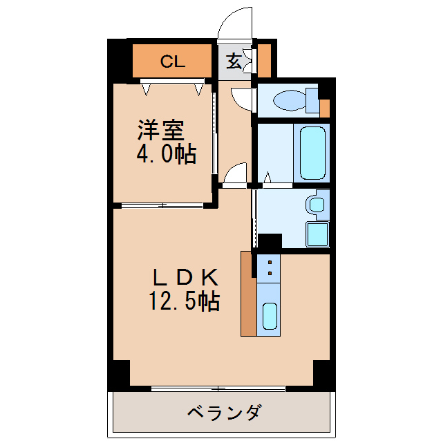 GRANDUKE代官町reversoの間取り写真