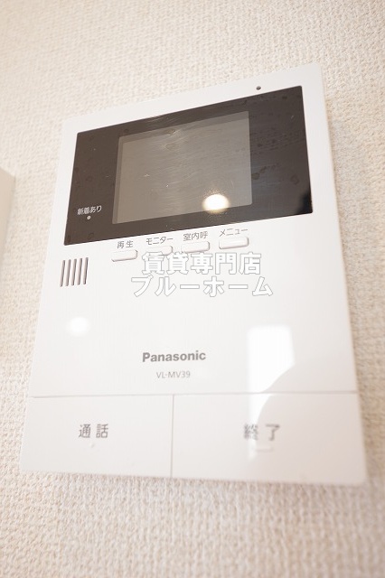 セキュリティ　安心のモニター付きインターホン！