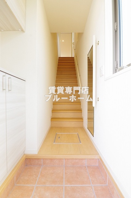 玄関　奥行きのある玄関！