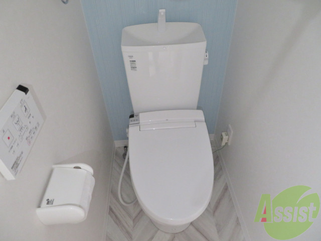 トイレ　ウォシュレット付きのトイレです。シャワートイレは日本の宝。