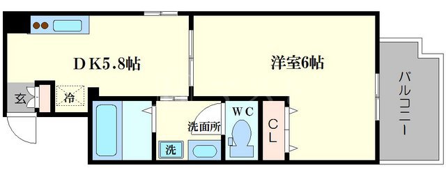 ギャラリー谷町の間取り写真