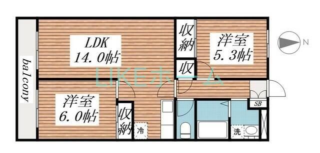 リアライズ市川原木の間取り写真
