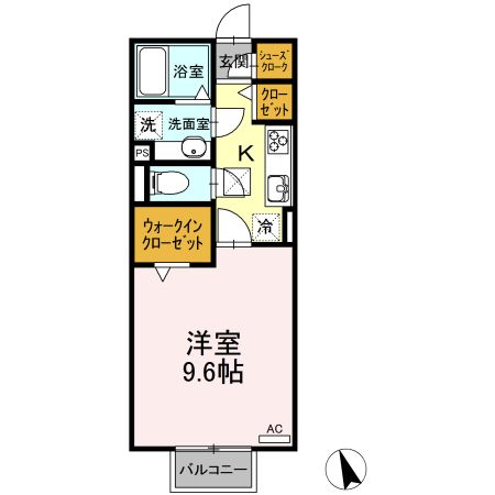 ＪＲ中央本線 多治見駅 バス乗車時間：9分 最寄りバス停で下車 徒歩5分 2階建 築8年の間取り写真