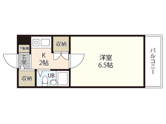 広島市安芸区矢野東のマンションの間取り