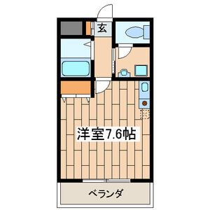 ヴェルテHATAYAMAの間取り