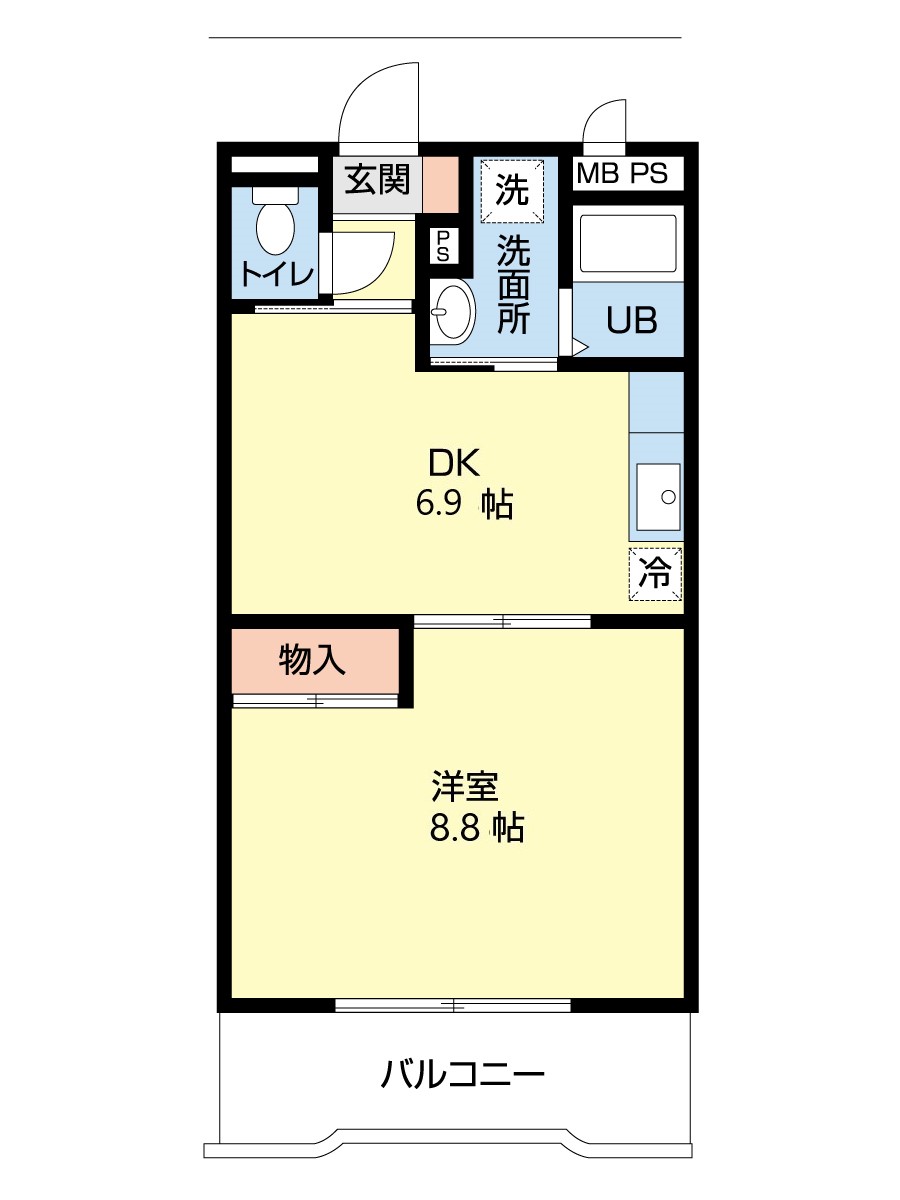 リヴェール小山の間取り