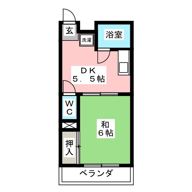 青山ハイツの間取り