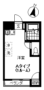 上水ハイツの間取り