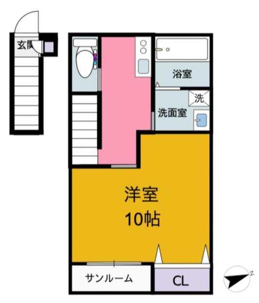 アルバ　北棟の間取り