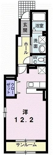 Ｒｅｎｃｏｎｔｒｅ湖山駅前の間取り