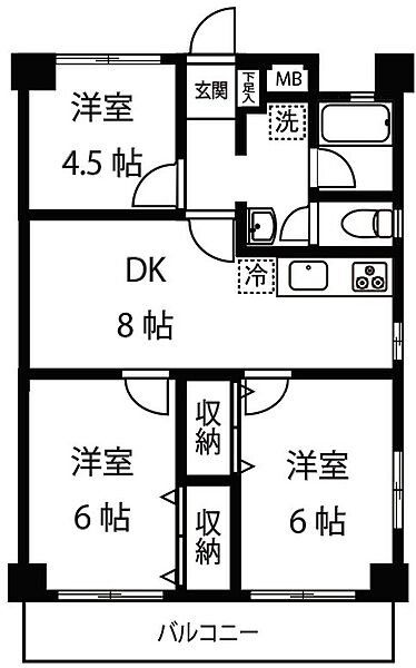 第2有馬グリーンハイムの間取り