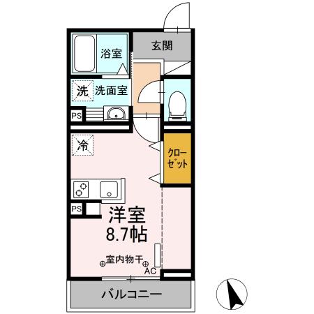 クーブス　ＴＥＮの間取り