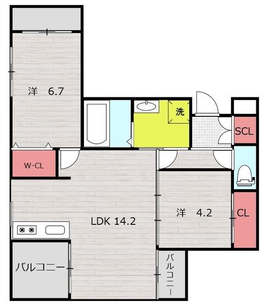 アルテマイスター　リノの間取り