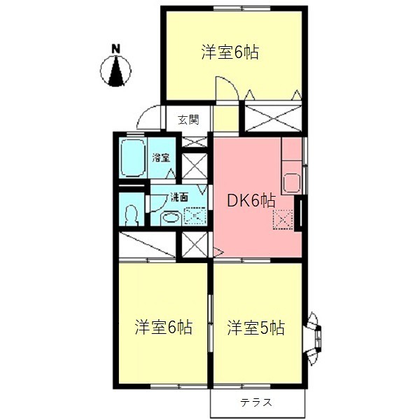 エステート厚木IIの間取り