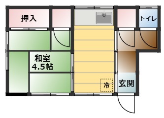 明和荘の間取り