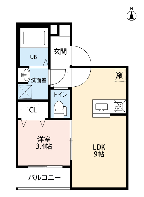 アエスタースの間取り