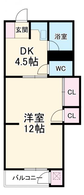 名古屋市南区豊のマンションの間取り