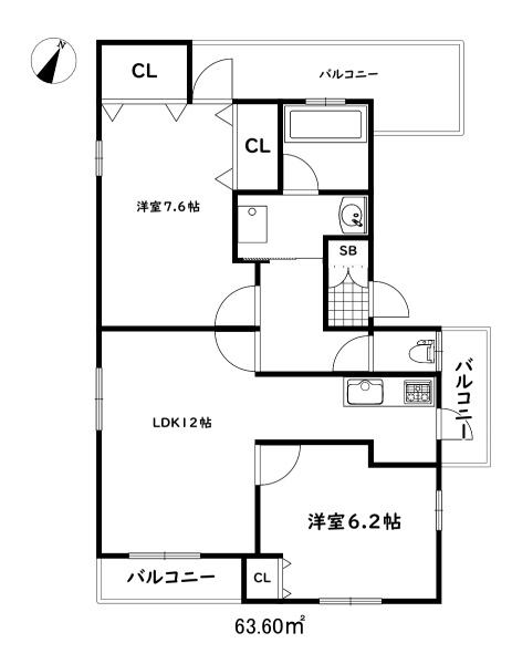 リフュージュ本山の間取り