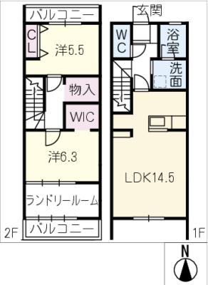 ＣＵＲＡＲの間取り