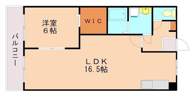 福岡市東区土井のマンションの間取り