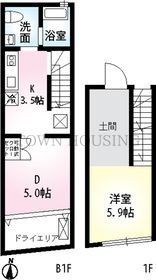 品川区南品川のマンションの間取り