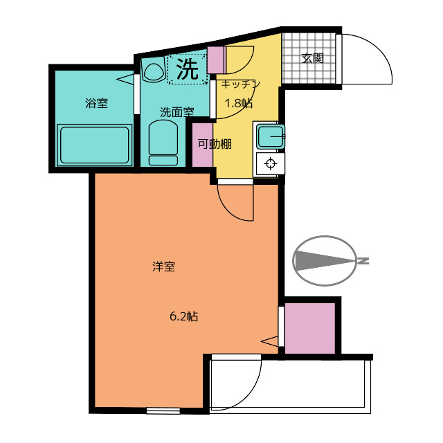 プレミアコート二俣川の間取り