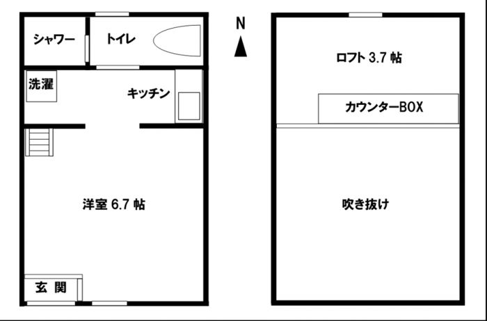 サンマリノ草野C棟の間取り