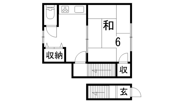 森文化　西棟の間取り