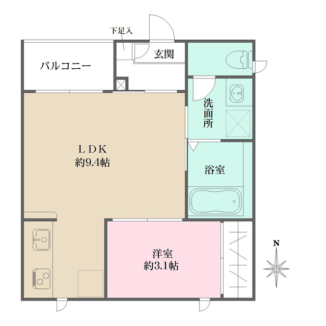 Ｒｅｇａｌｅｓｔ　Ｋｏｕｍｅｉの間取り