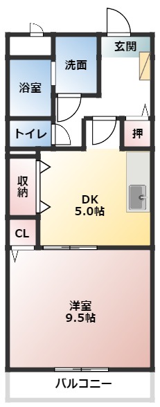 【ヘンテブローテの間取り】