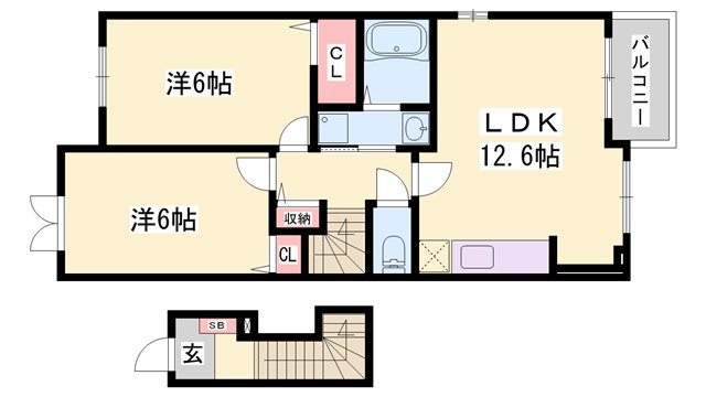 グラン　ルーチェIIの間取り